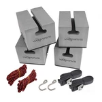 Woowave Canoe Carrier Deluxe Kit Universal Soft Standard 6INCH, Gray. Fixed Price $59.99.