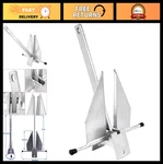 Galvanized Fluke Anchor 8-13 Lb For Boats, Pontoons, Decks, Fishing & Sailing. Fixed Price $91.99.