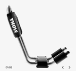 New Thule Hull-a-port 834 Vertical Kayak Carrier J-style Rack Roof. Fixed Price $125.00.
