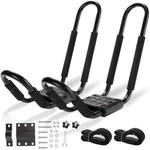 Fieryred Kayak Rack Set /2PCS - J Bar For Canoe Surf Board Boat On Roof Top. Fixed Price $32.99.