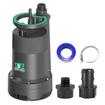Pumpman 1/4HP Portable Water Pump, 2110GPH Submersible Utility With 3/4R. Fixed Price $128.92.