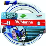 (5)-1/2"X25'MARINE Watering Garden Hose Colorite/swan ELMRV12025 Camping Boating. Fixed Price $139.99.