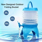 Outdoor Camping Folding Water Bucket Foldable Storage Box Collapsible Bag. Fixed Price $17.99.