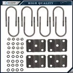 Eccpp 1/2" Dia Trailer U-bolt Kit For 3500LBS Axle 3" Round 7" Long. Fixed Price $35.95.