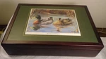 Men's Jewelry Box Wooden Dresser Roger Bucklin Art Backwater Mallard Duck. Fixed Price $18.95.