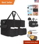 Reliable Insulated Food Delivery Bag With Organizational Pockets For Transport. Fixed Price $60.99.