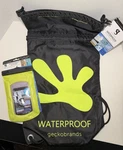 Gecko Brand Waterproof Drawstring Backpack Uline Logo & Phone Bag New. Fixed Price $29.99.