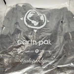 Earth Pak Waterproof Backpack: 55L Heavy Duty Roll-top Closure Black. Fixed Price $35.99.
