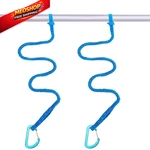 Moocy Kayak Paddle Leash, 3-7 Ft Stretchable Strap Lanyard For 2 Pack, Blue. Fixed Price $15.32.