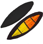 420D Waterproof Kayak Cover For 10-15 Ft Canoes And Fishing Boats, Black. Fixed Price $39.99.
