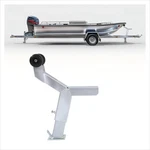 Baloceo Boat Winch Stand Post W/trailer Rollers 100 Mm Silvery+black. Fixed Price $112.89.