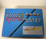 Nib Rad Sportz Kayak Lift Garage Storage Canoe Hoists 125LBS (sealed). Fixed Price $19.95.