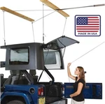 Harken Hardtop Overhead Garage Storage Hoist System For Jeep Wrangler - Black. Fixed Price $61.99.