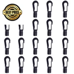 Zelerdo 20 Pack Kayaks Bungee Shock Cord Hook For 3/16 0.7 Inches, Black. Fixed Price $12.98.