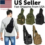 Mens Backpack Tactical Sling Shoulder Bag Molle Travel Chest Outdoor Hiking. Fixed Price $12.19.