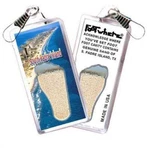 South Padre Island Footwhere Souvenir Zipper-pull. Made In Usa. Fixed Price $13.49.