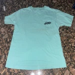 Vtg 1987 Hobie Sailboat Single Stitch T-shirt Men Lrg Green Skateboard Surf. Fixed Price $24.99.