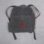 Bradley Mountain Highland Waxed Canvas Snap Hiking Travel Backpack. Fixed Price $165.00.