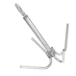 Djdk Grappling Hook With 4-CLAW Stainless Steel Climbing Carabiner One Size. Fixed Price $57.99.