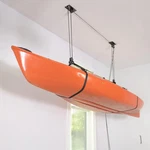 Heavy Duty Kayak Ceiling Hoist 150LB Pulley System Garage Storage Rack Canoe. Fixed Price $64.59.