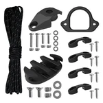 Kayak Anchor Trolley Kit Mounting Hardware For Canoe Boats Water Sports. Fixed Price $25.66.