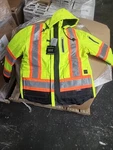 Tough Duck S18711 Men's Hi-vis 4-IN-1 Safety Jacket, 300D Ripstop, 100% Size. Fixed Price $120.00.