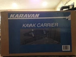 Karavan Kayak Carrier Padded Bow W/stern Tie Down Strap/hardware New Damaged Box. Fixed Price $89.90.
