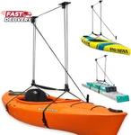 Storeyourboard Kayak And Canoe Ceiling Hoist Overhead Garage Storage Rack For. Fixed Price $67.92.