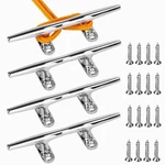 Hoffen Boat Cleat, 4 316 Stainless Steel Inch 5 Pack, Silver. Fixed Price $26.26.