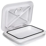 Marine Deck Access Hatch 15" White Rectangle Boat Lid Cover. Fixed Price $26.93.
