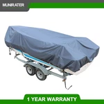 210D Waterproof Heavy Duty Trailerable Boat Cover Fishing V-hull 11-22FT. Fixed Price $28.93.