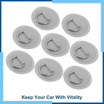 8PCS 8CM Gray Ring Patch Stainless Steel Round Shape Pad For Surfboard. Fixed Price $21.37.