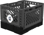 Bigant Heavy Duty Collapsible & Stackable Plastic Milk Crate - Snap Lock Foldabl. Fixed Price $71.44.
