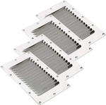 4 Pcs Stainless Steel Rectangular Stamped Louvered Vent Boat Air - 5" X 9". Fixed Price $25.99.