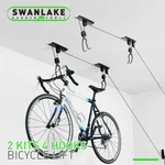 2-PACK Bike Lift Hoist Bicycle Ceiling Mounted Garage Hanger Pulley Rack. Fixed Price $24.99.