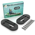 Huntury Kayak Track, Low Profile 4" Length (pack 2), Black. Fixed Price $14.76.