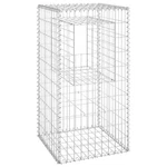 Gabion Basket Wall Patio Post Rock-stone Iron Vidaxl. Fixed Price $98.99.