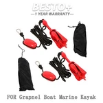 2* Folding Anchor Kit Marine Kayak With 26.2 Ft Rope Buoy For Pwc Canoe Jet Ski. Fixed Price $48.46.