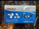 Copkingo Boat Propeller 9.9X13 For Mercury Tohatsu Nissan Engine 10 Spline Tooth. Fixed Price $30.00.