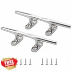Mizugiwa Stainless Steel Boat Cleats 4-8" Dock Marine Silver/black. Fixed Price $20.00.