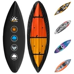 Zettum Kayak Cover 14 - 600D Canoe For Outdoor Ft, Black. Fixed Price $54.61.