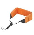 Insignia Floating Camera Strap Orange MODEL:NS-DFLTR1. Fixed Price $10.00.