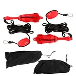 Fit For Grapnel Boat Marine Kayak Anchor Set Red Folding 3.2KG 2-PACK. Fixed Price $64.98.