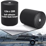 12" X 20' Black Boat Trailer Bunk Carpet With Adhesive For Marine Use. Fixed Price $38.29.