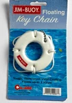Jim Buoy Floating Life Ring Key Chain - White Waterproof Floats. Fixed Price $19.99.