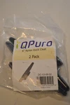 Qpuro Black Nylon Boat 6 Inch - Rope Kayak Dock Cleats 2 Pack. Fixed Price $19.99.