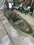 Lifetime Sit-on-top Kayak Green Single Person Recreational Watercraft. Fixed Price $300.00.