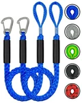 2PCS 4 Feet Bungee Boat Dock Lines With 316 Stainless Steel Clip Mooring Rope.... Fixed Price $36.97.