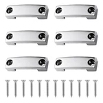 Peutier 6PCS Ss 316 Bimini Top Strap Pad Eyes, 25MM / Inch Medium, Silver. Fixed Price $23.07.