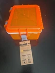 Outdoor Products Large Watertight Box Shocking Orange. Fixed Price $16.99.